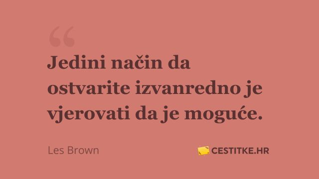 Les Brown citat