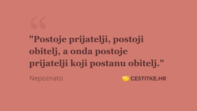 Nepoznati citat o prijateljstvu