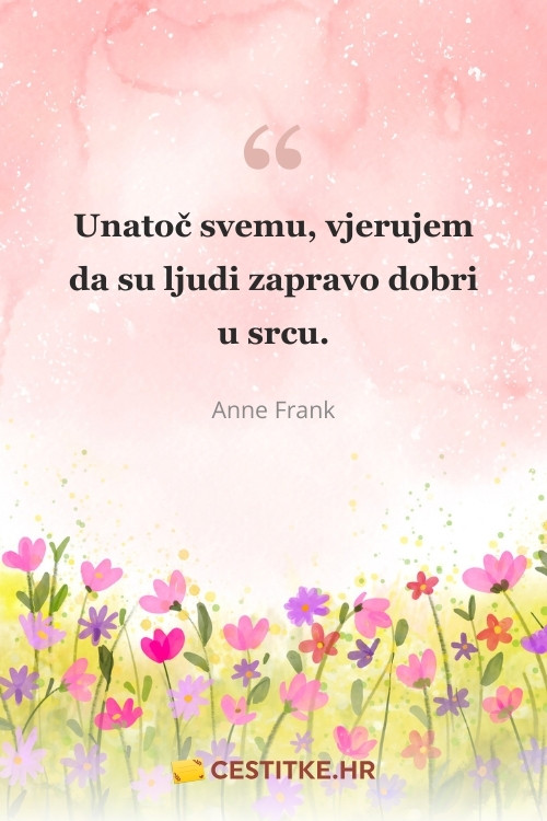 Anne Frank izreka o ljudima