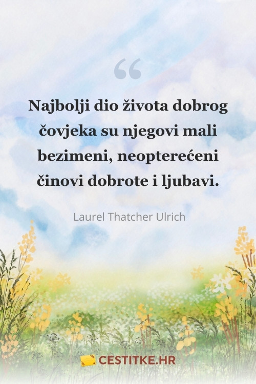 Laurel Thatcher Ulrich izreka o životu