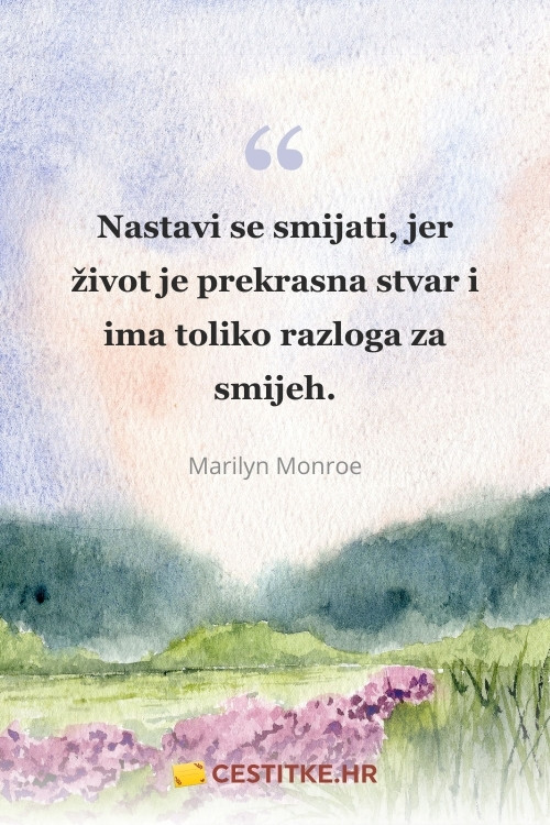 Marilyn Monroe izreka o životu