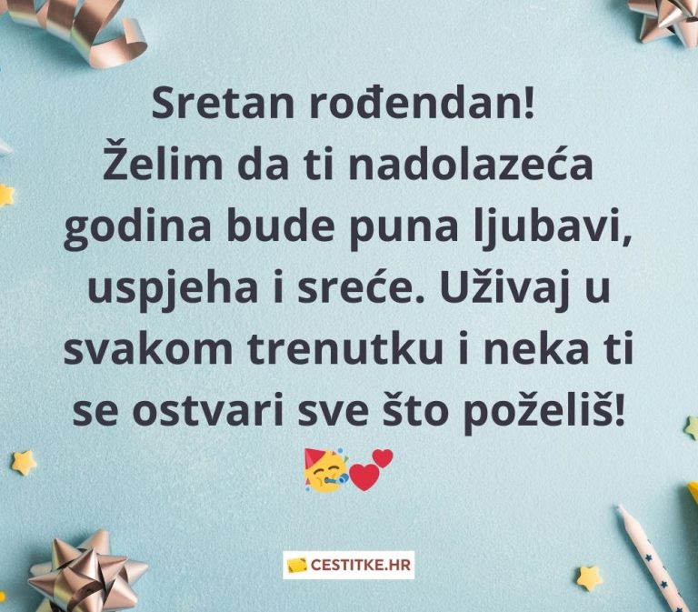 Čestitke za rođendan 100+ naljepših poruka sa slikama — free download