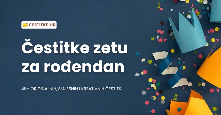 Naslovna slika za popis čestitki za zeta